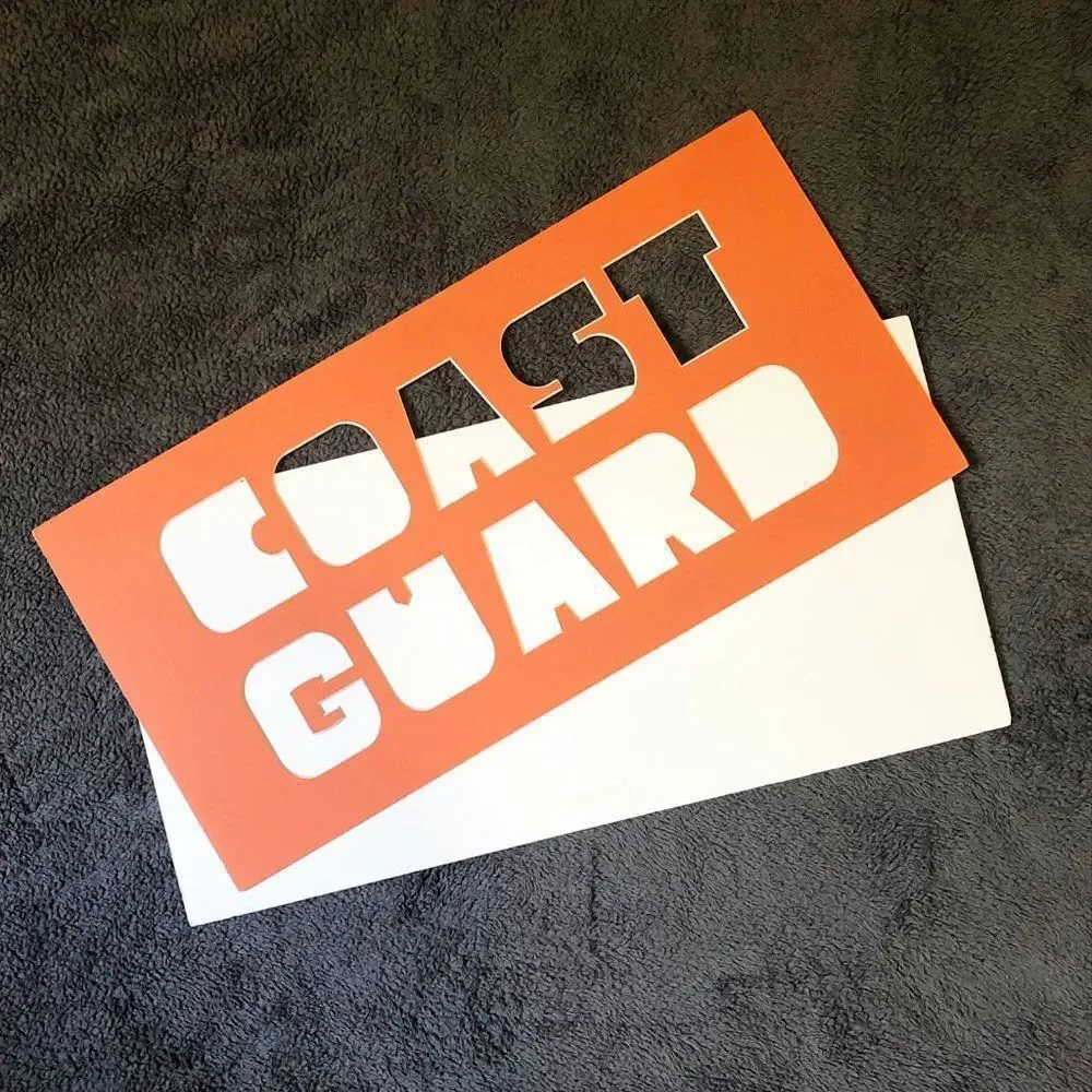 10x20 Orange‎ Coast Guard Photo Mat